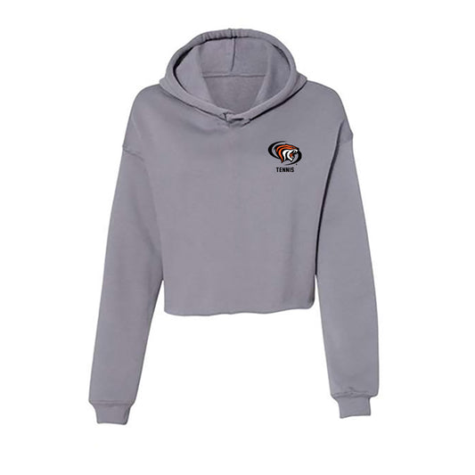 Pacific - NCAA Men's Tennis : Jonty Giesen - Women's Crop Fleece Hoodie-0