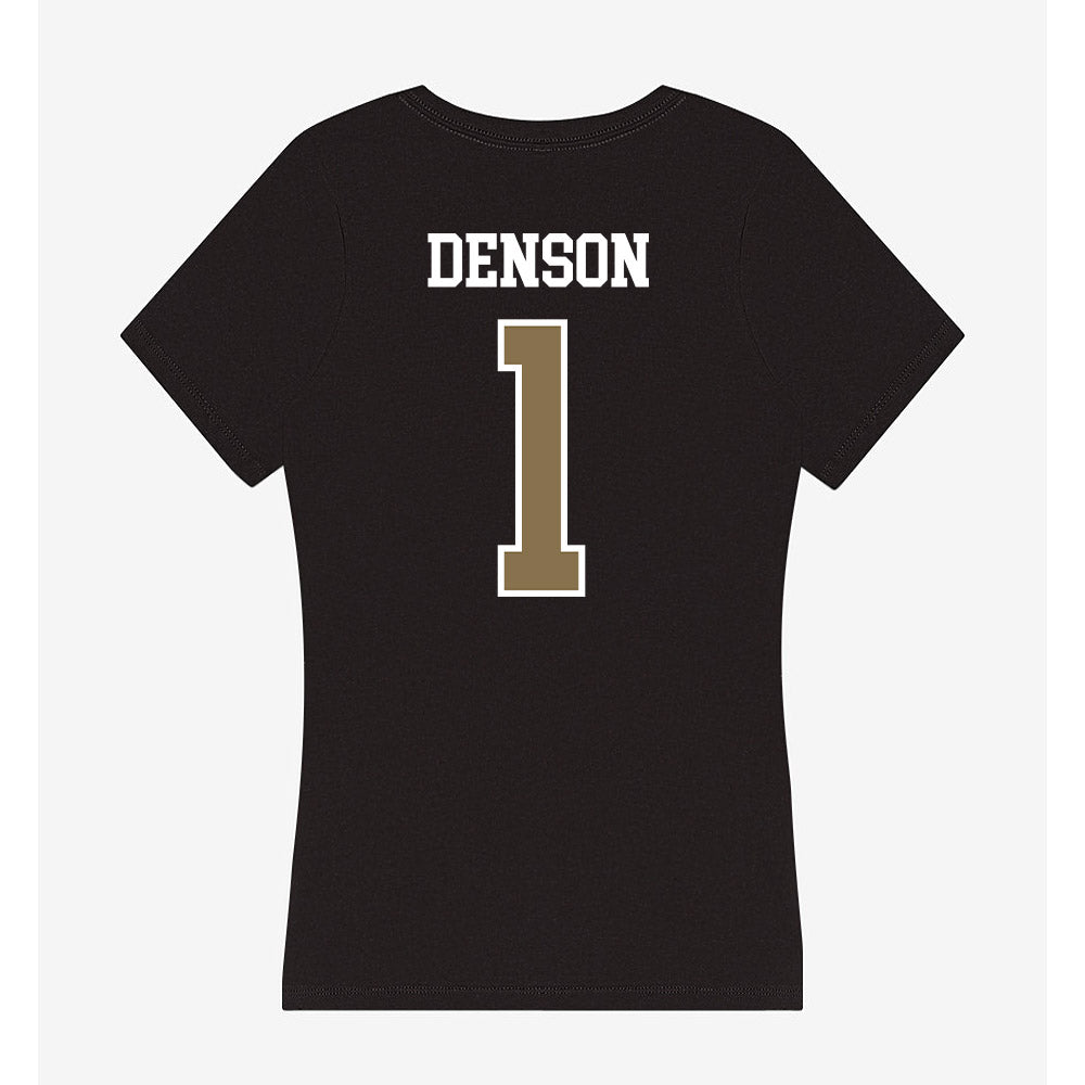 Bryant - NCAA Women's Lacrosse : Sydnee Denson - Women's V-Neck T-Shirt-1