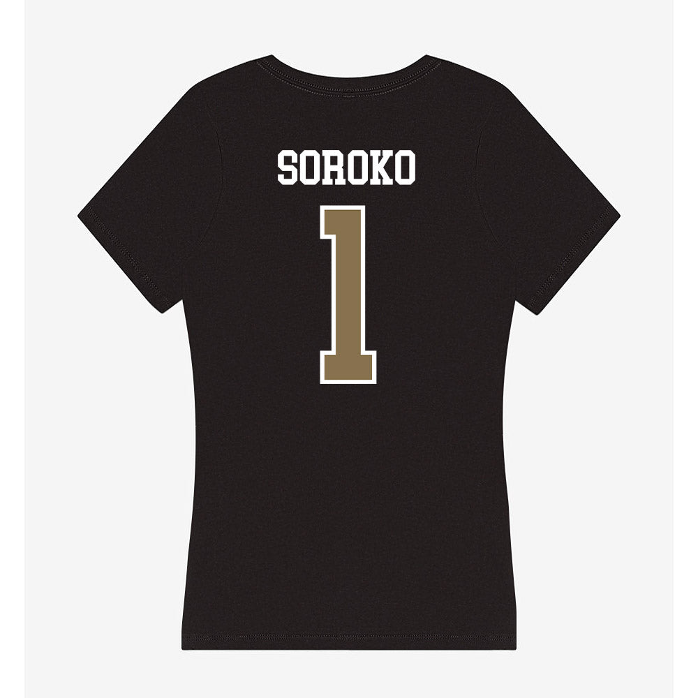 Bryant - NCAA Baseball : Cameron Soroko - Women's V-Neck T-Shirt-1