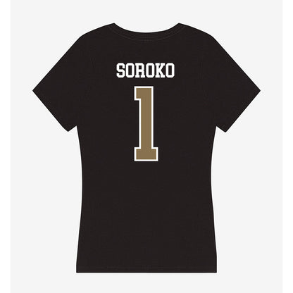 Bryant - NCAA Baseball : Cameron Soroko - Women's V-Neck T-Shirt-1