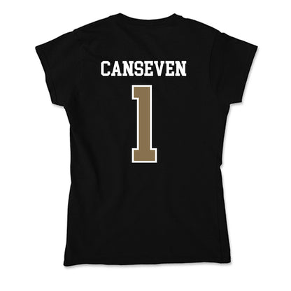 Bryant - NCAA Women's Soccer : Emily Canseven - Soft Style Women’s T-Shirt-1