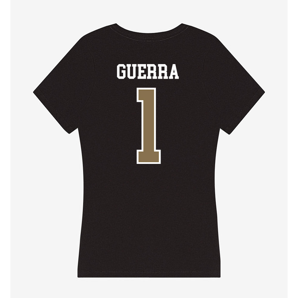 Bryant - NCAA Women's Basketball : Jaida Guerra - Women's V-Neck T-Shirt-1