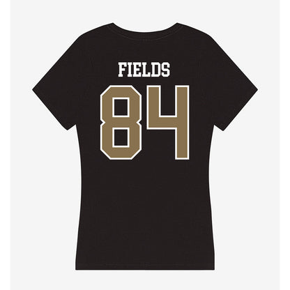 Bryant - NCAA Football : Bryson Fields - Women's V-Neck T-Shirt-1