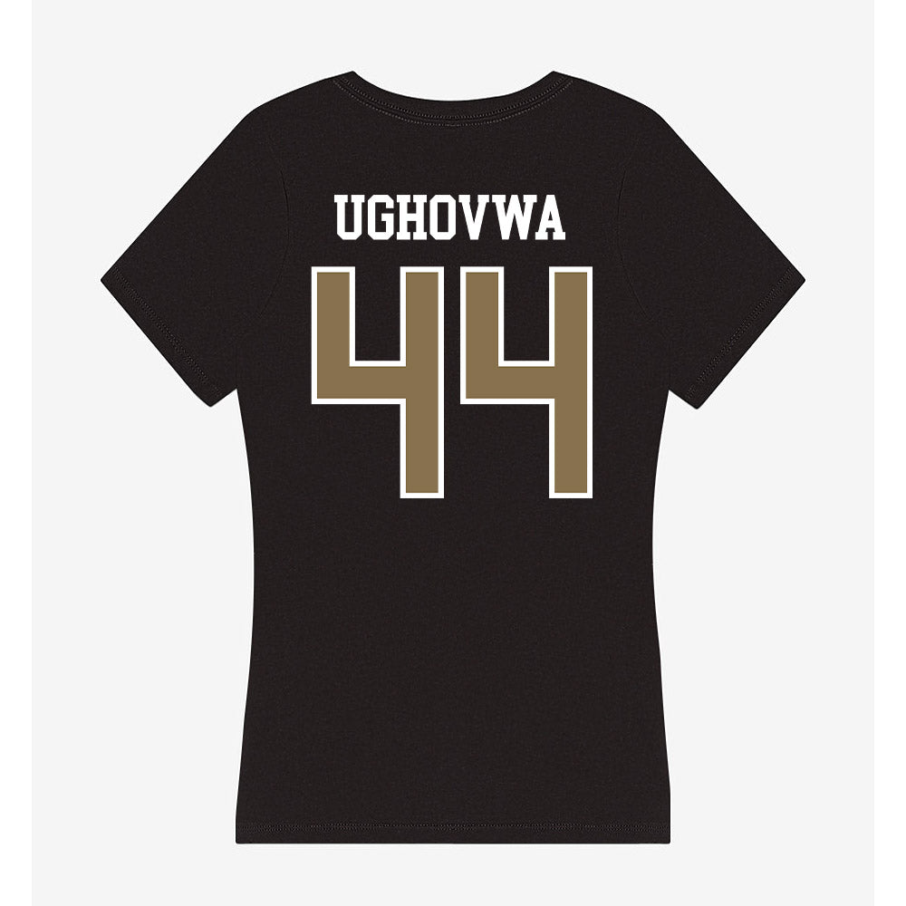 Bryant - NCAA Football : Nathan Ughovwa - Women's V-Neck T-Shirt-1