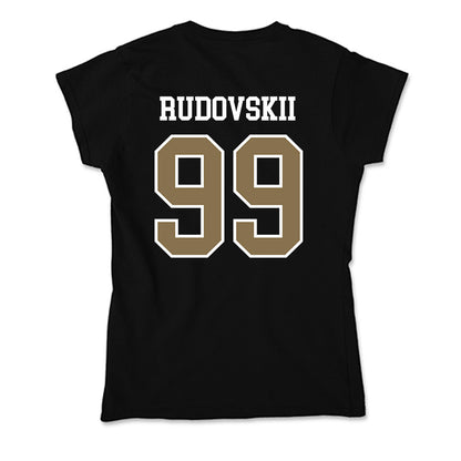 Bryant - NCAA Men's Basketball : Tim Rudovskii - Soft Style Women’s T-Shirt-1