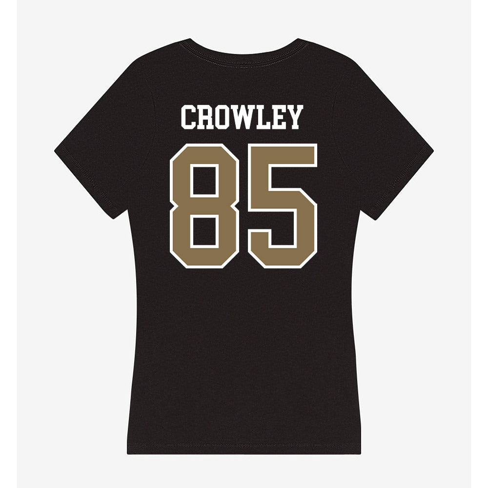 Bryant - NCAA Football : Brady Crowley - Women's V-Neck T-Shirt-1
