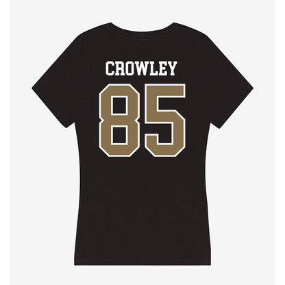 Bryant - NCAA Football : Brady Crowley - Women's V-Neck T-Shirt-1