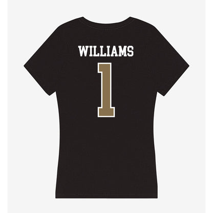 Bryant - NCAA Football : Keylijah Williams - Women's V-Neck T-Shirt-1