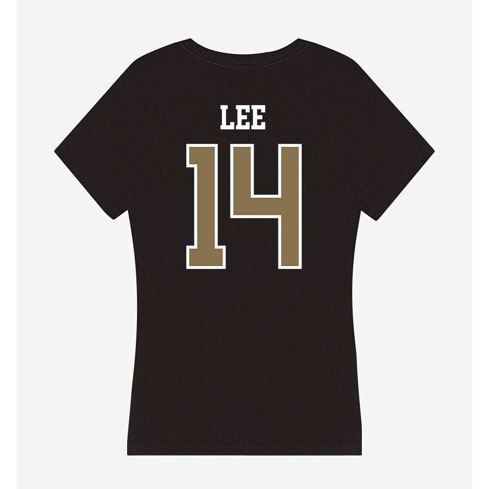 Bryant - NCAA Softball : Jaelynn Lee - Women's V-Neck T-Shirt-1