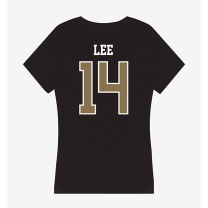 Bryant - NCAA Softball : Jaelynn Lee - Women's V-Neck T-Shirt-1
