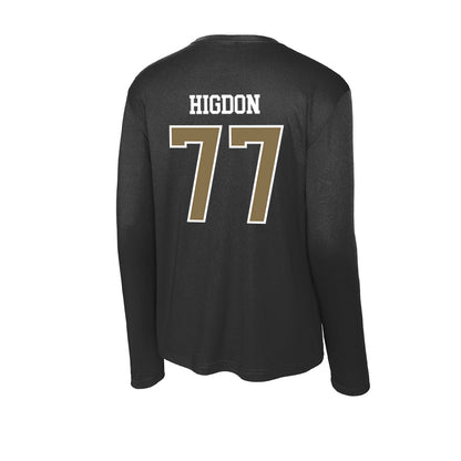 Bryant - NCAA Men's Lacrosse : Gunnar Higdon - Activewear Long Sleeve T-Shirt-1