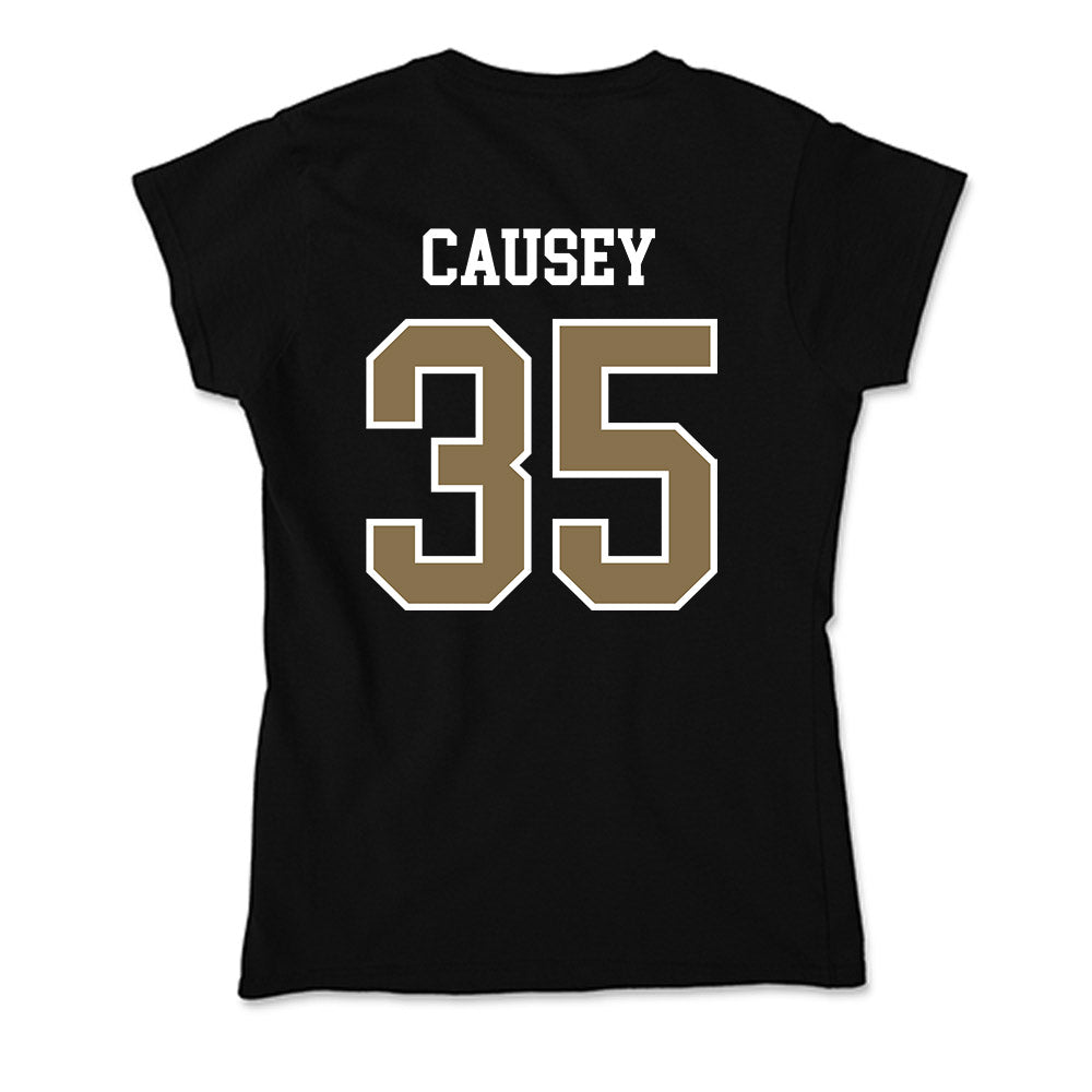Bryant - NCAA Men's Soccer : Eric Causey - Soft Style Women’s T-Shirt-1