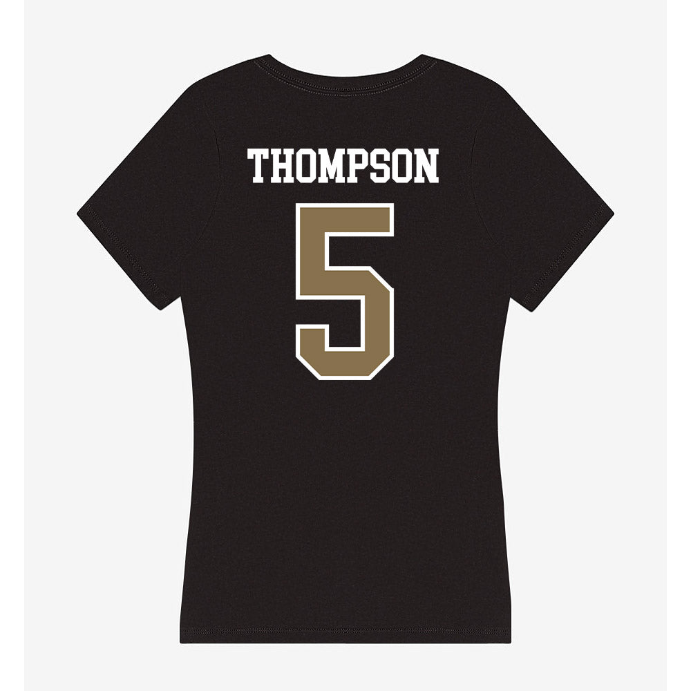 Bryant - NCAA Softball : Teagan Thompson - Women's V-Neck T-Shirt-1