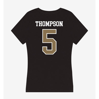Bryant - NCAA Softball : Teagan Thompson - Women's V-Neck T-Shirt-1