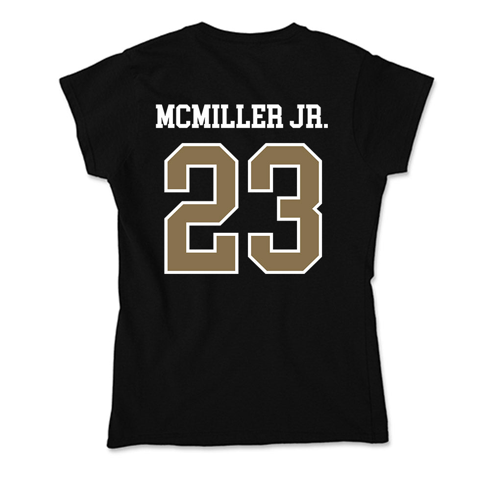 Bryant - NCAA Football : Omaris McMiller Jr. - Soft Style Women’s T-Shirt-1