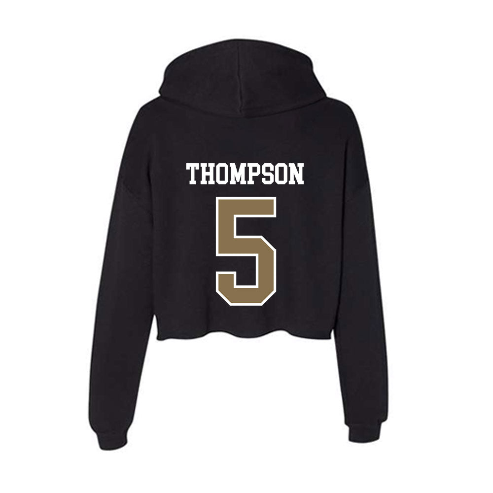Bryant - NCAA Softball : Teagan Thompson - Women's Crop Fleece Hoodie-1