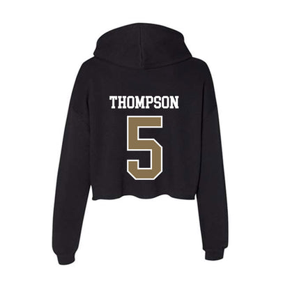 Bryant - NCAA Softball : Teagan Thompson - Women's Crop Fleece Hoodie-1