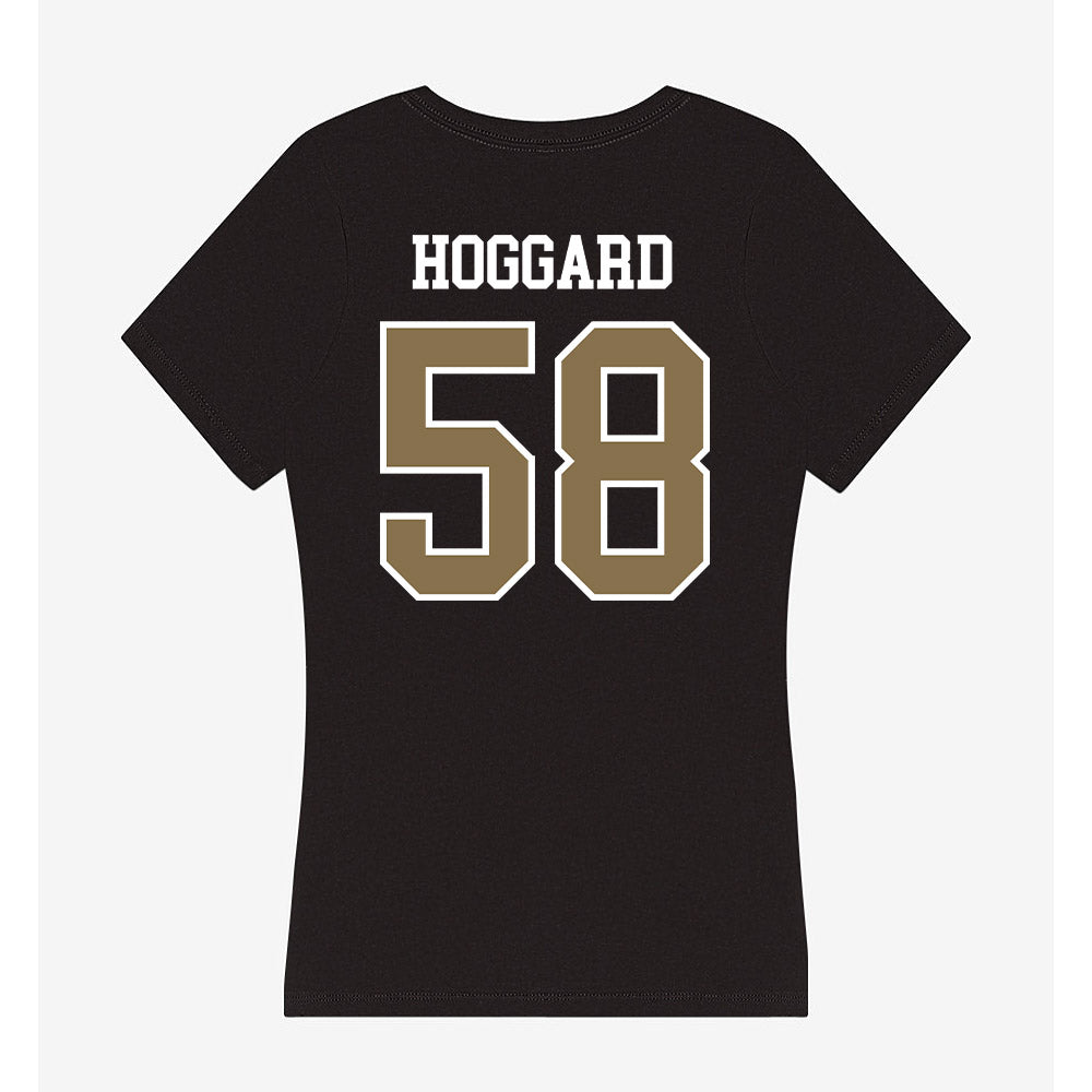 Bryant - NCAA Football : Destyn Hoggard - Women's V-Neck T-Shirt-1