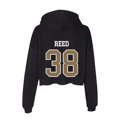 Bryant - NCAA Football : Marcel Reed - Women's Crop Fleece Hoodie-1