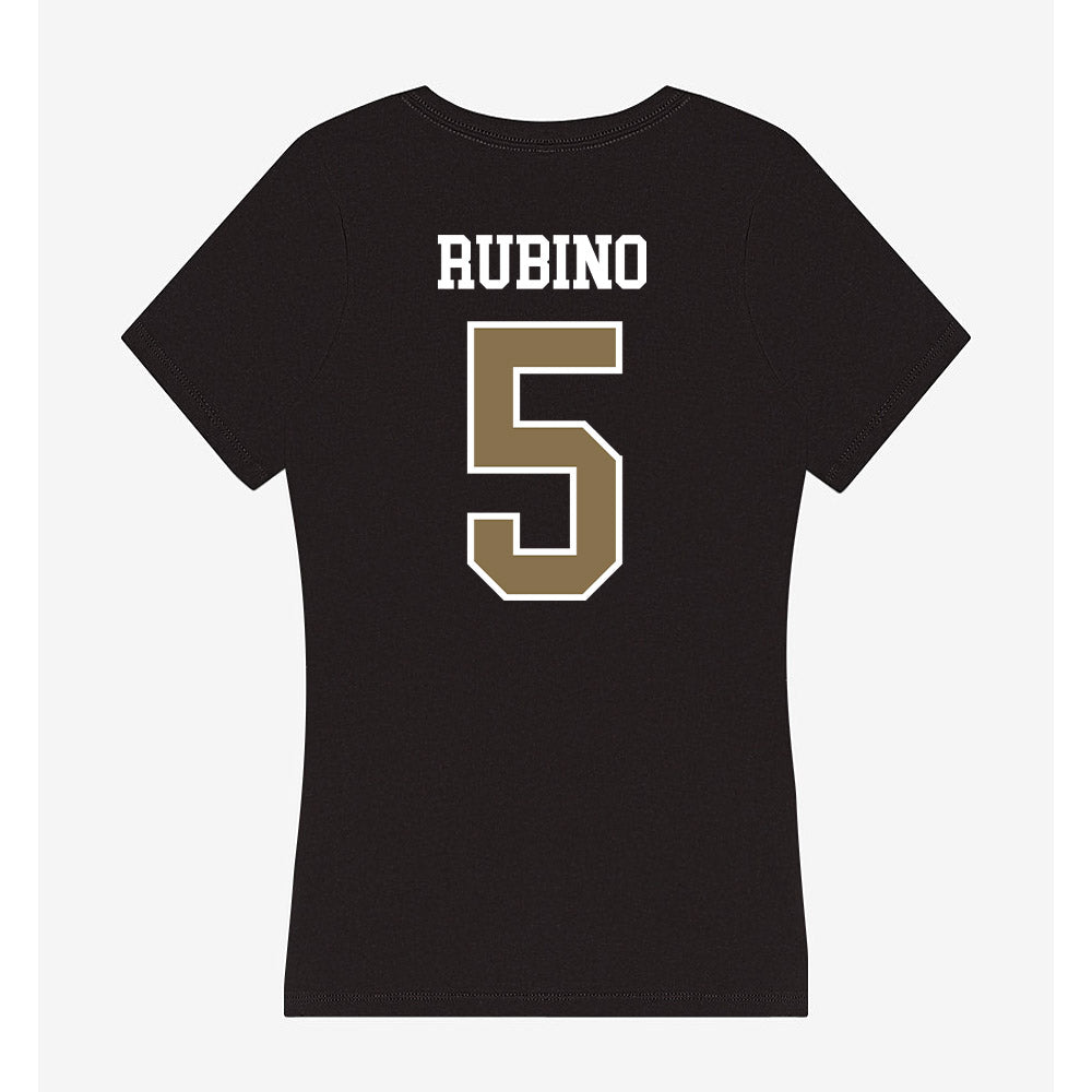 Bryant - NCAA Women's Basketball : Mimi Rubino - Women's V-Neck T-Shirt-1