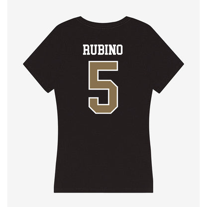 Bryant - NCAA Women's Basketball : Mimi Rubino - Women's V-Neck T-Shirt-1