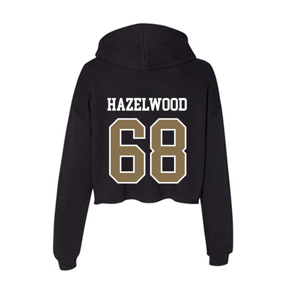 Bryant - NCAA Football : Jayden Hazelwood - Women's Crop Fleece Hoodie-1