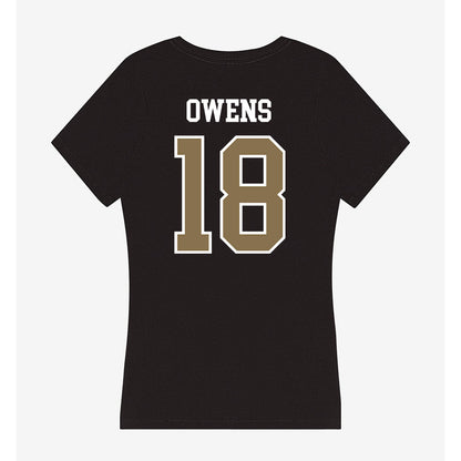 Bryant - NCAA Football : Nate Owens - Women's V-Neck T-Shirt-1