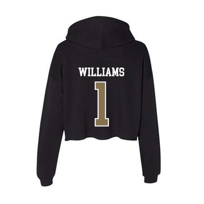 Bryant - NCAA Football : Keylijah Williams - Women's Crop Fleece Hoodie-1
