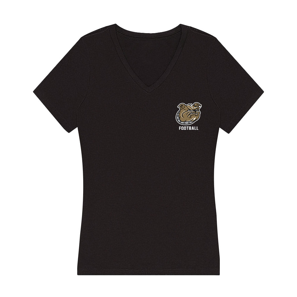 Bryant - NCAA Football : Bryson Fields - Women's V-Neck T-Shirt-0
