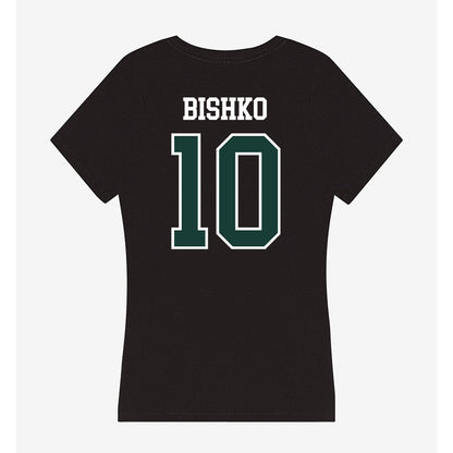 Lake Erie College - NCAA Men's Basketball : Trace Bishko - Women's V-Neck T-Shirt-1