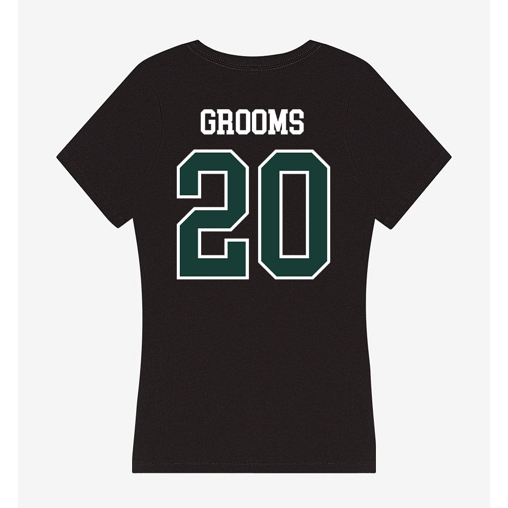 Lake Erie College - NCAA Men's Basketball : Notorious Grooms - Women's V-Neck T-Shirt-1