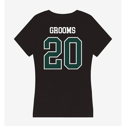 Lake Erie College - NCAA Men's Basketball : Notorious Grooms - Women's V-Neck T-Shirt-1