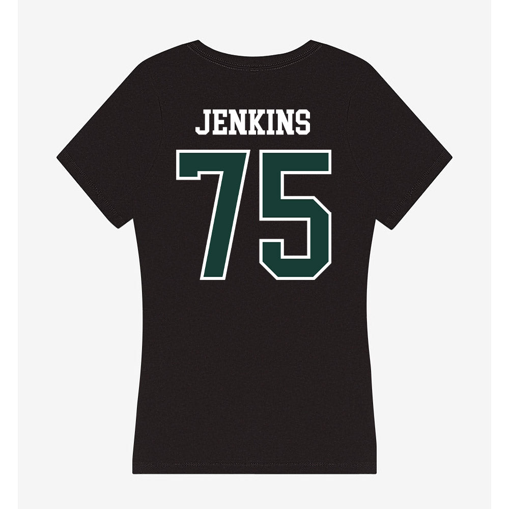 Lake Erie College - NCAA Football : Dylan Jenkins - Women's V-Neck T-Shirt-1