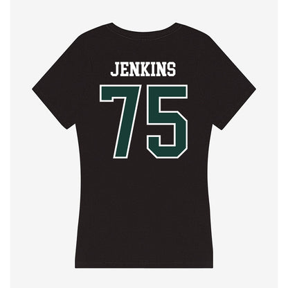 Lake Erie College - NCAA Football : Dylan Jenkins - Women's V-Neck T-Shirt-1