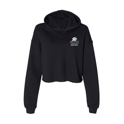 Lake Erie College - NCAA Men's Basketball : Notorious Grooms - Women's Crop Fleece Hoodie-0