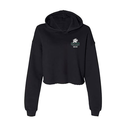 Lake Erie College - NCAA Men's Soccer : Maddox Madrid - Women's Crop Fleece Hoodie-0