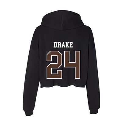 St. Bonaventure - NCAA Women's Basketball : Laycee Drake - Women's Crop Fleece Hoodie-1