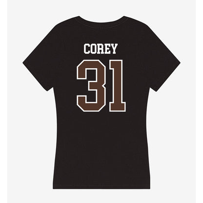 St. Bonaventure - NCAA Baseball : Ty Corey - Women's V-Neck T-Shirt-1