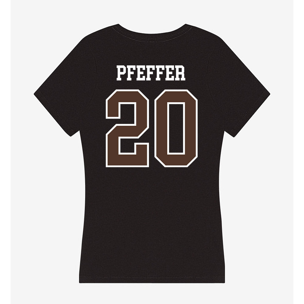 St. Bonaventure - NCAA Women's Lacrosse : Kylie Pfeffer - Women's V-Neck T-Shirt-1