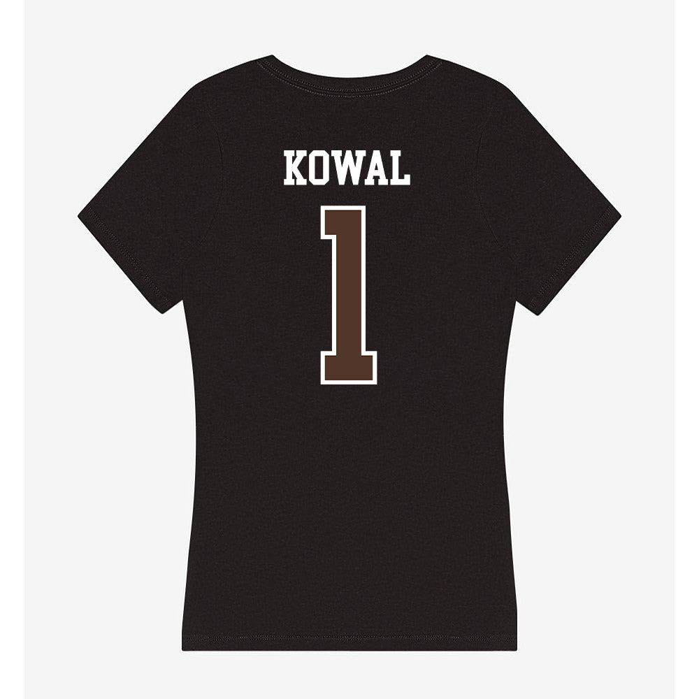 St. Bonaventure - NCAA Men's Lacrosse : Simon Kowal - Women's V-Neck T-Shirt-1
