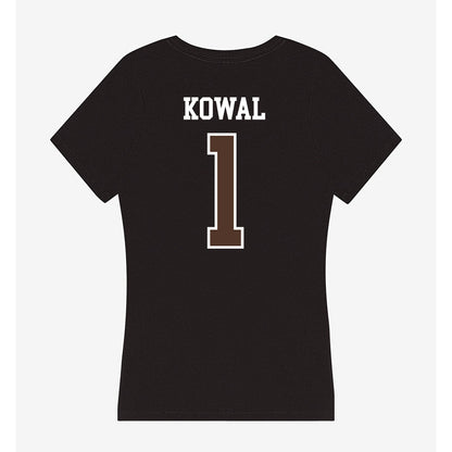 St. Bonaventure - NCAA Men's Lacrosse : Simon Kowal - Women's V-Neck T-Shirt-1