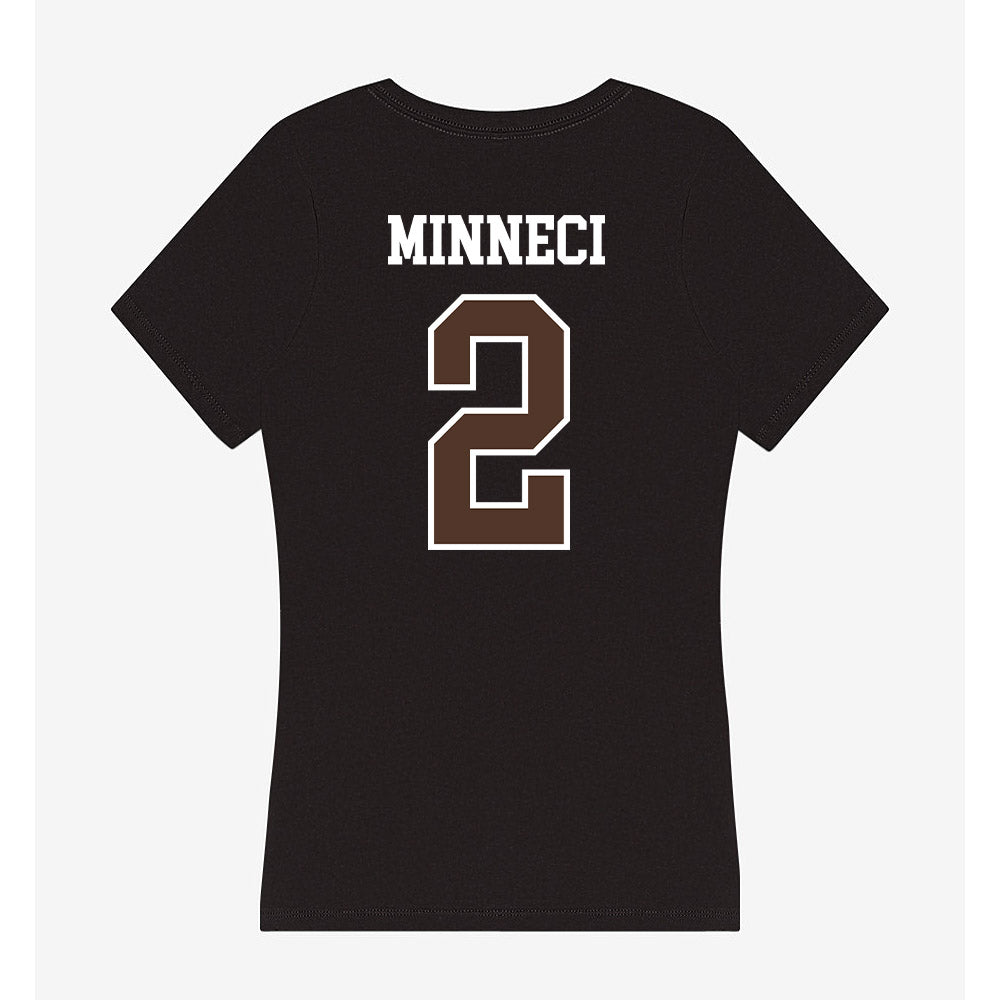 St. Bonaventure - NCAA Men's Soccer : Jackson Minneci - Women's V-Neck T-Shirt-1