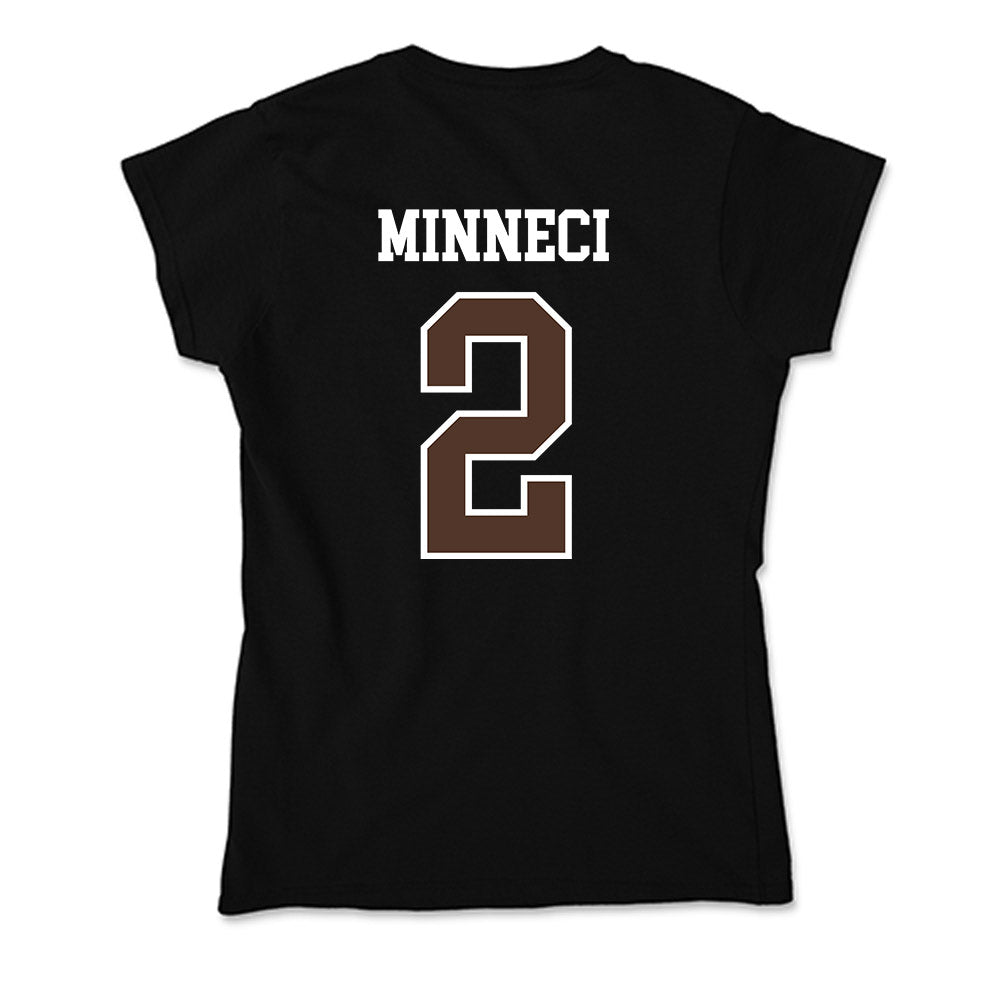St. Bonaventure - NCAA Men's Soccer : Jackson Minneci - Soft Style Women’s T-Shirt-1