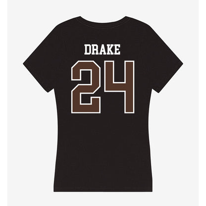 St. Bonaventure - NCAA Women's Basketball : Laycee Drake - Women's V-Neck T-Shirt-1