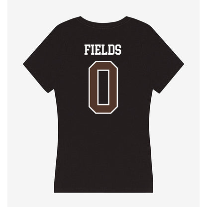 St. Bonaventure - NCAA Women's Basketball : Diamond Fields - Women's V-Neck T-Shirt-1