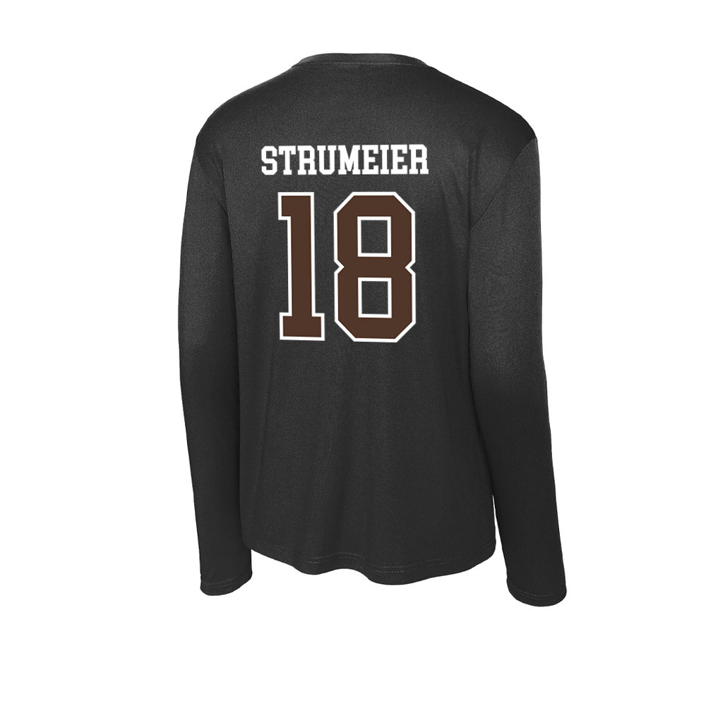 St. Bonaventure - NCAA Men's Soccer : Bryce Strumeier - Activewear Long Sleeve T-Shirt-1