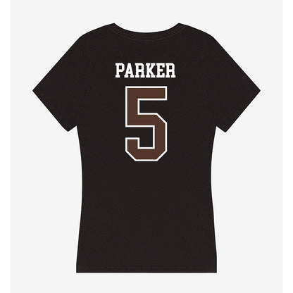 St. Bonaventure - NCAA Women's Basketball : Aaliyah Parker - Women's V-Neck T-Shirt-1