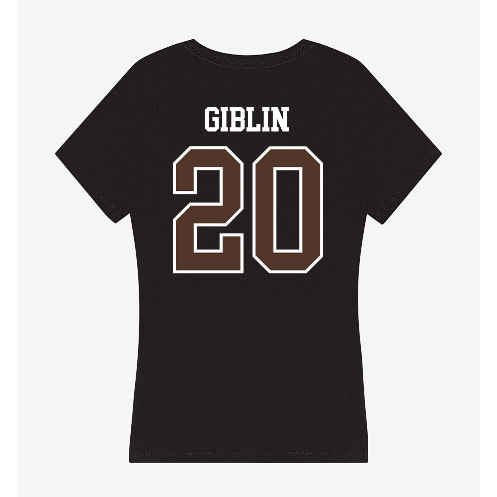 St. Bonaventure - NCAA Baseball : Eamon Giblin - Women's V-Neck T-Shirt-1