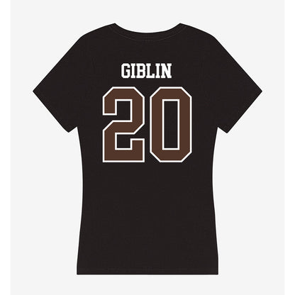 St. Bonaventure - NCAA Baseball : Eamon Giblin - Women's V-Neck T-Shirt-1