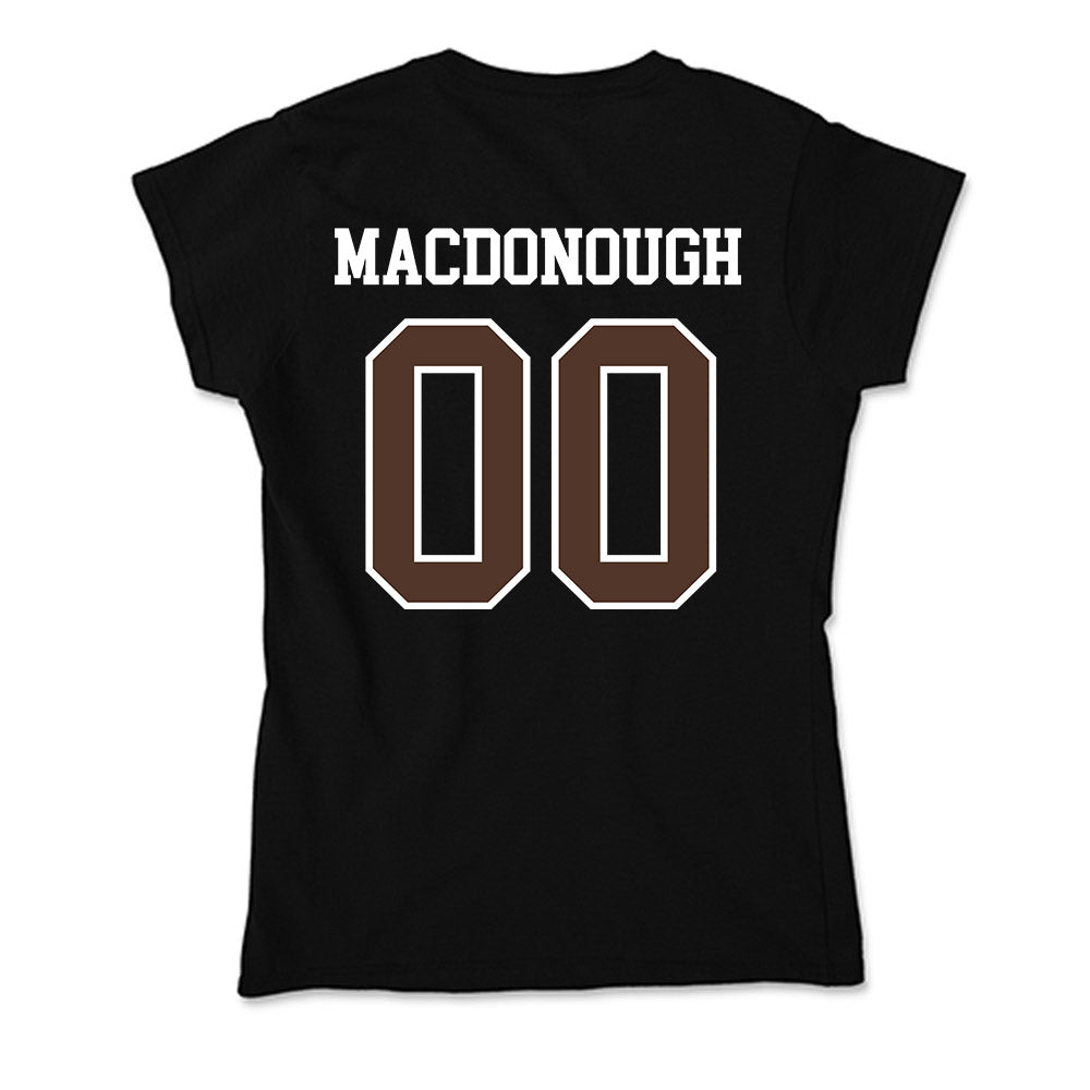 St. Bonaventure - NCAA Women's Basketball : Elyse MacDonough - Soft Style Women’s T-Shirt-1